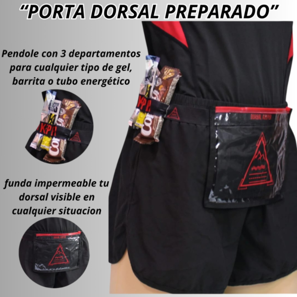 Porta Dorsal Rojo - Imagen 5